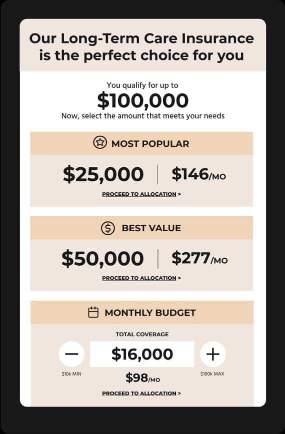 Image of a phone representing Customize Coverage 