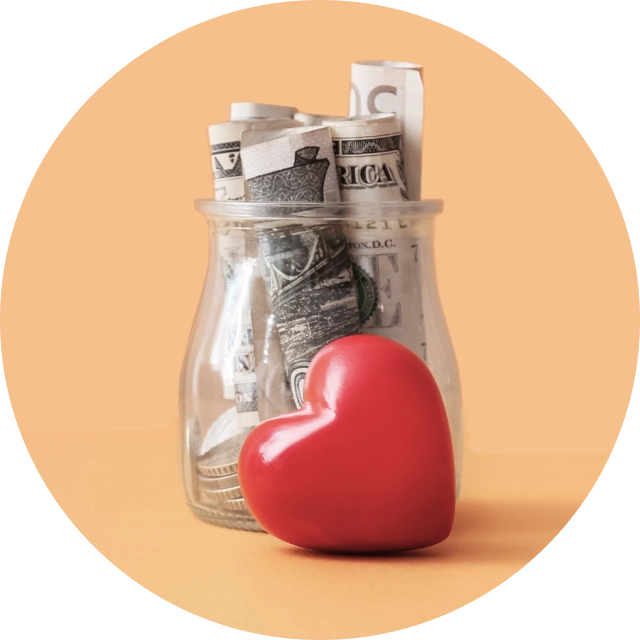 image of a jar of money