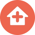 Nursing home care icon